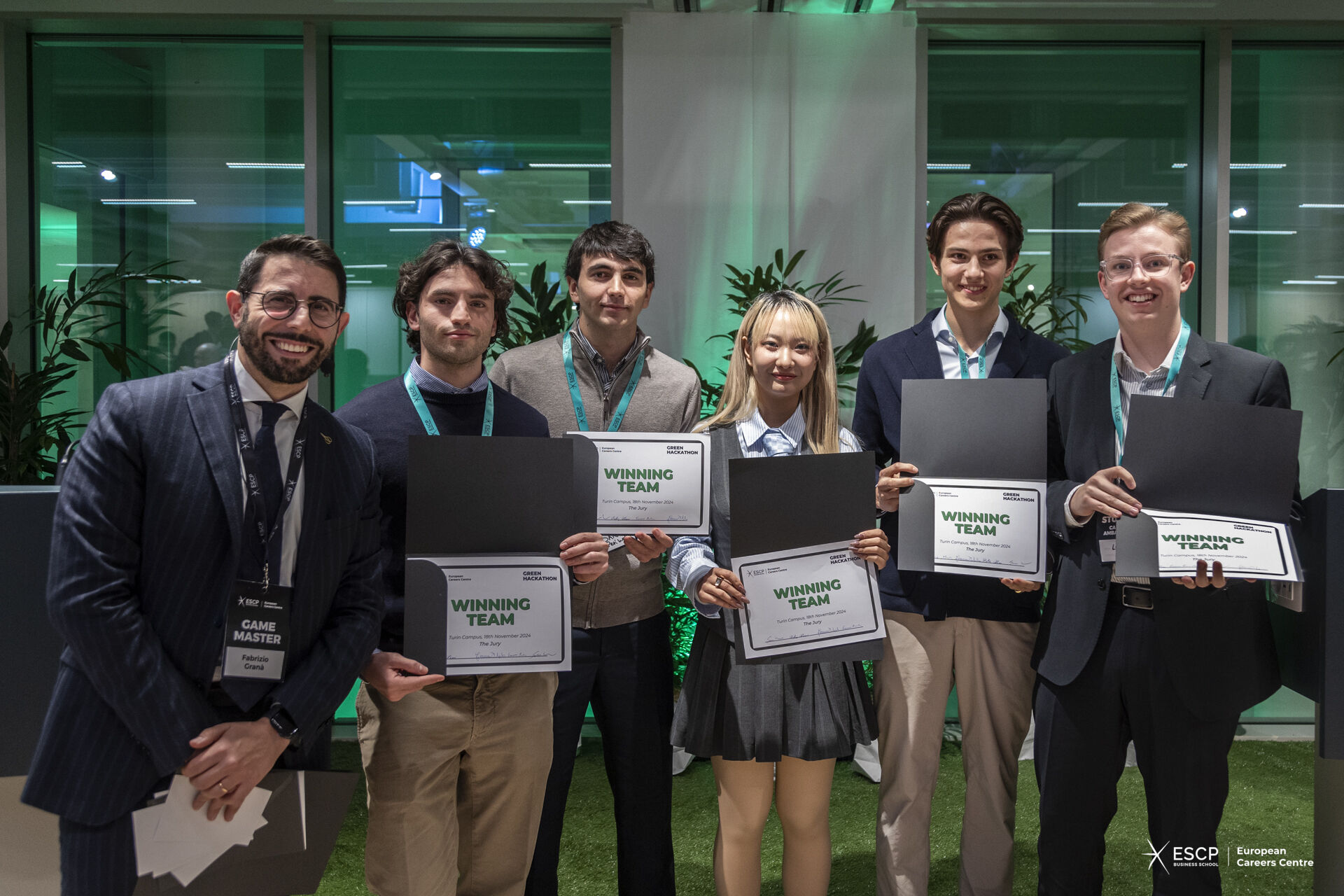 ESCP Green Hackathon 2025 winning team